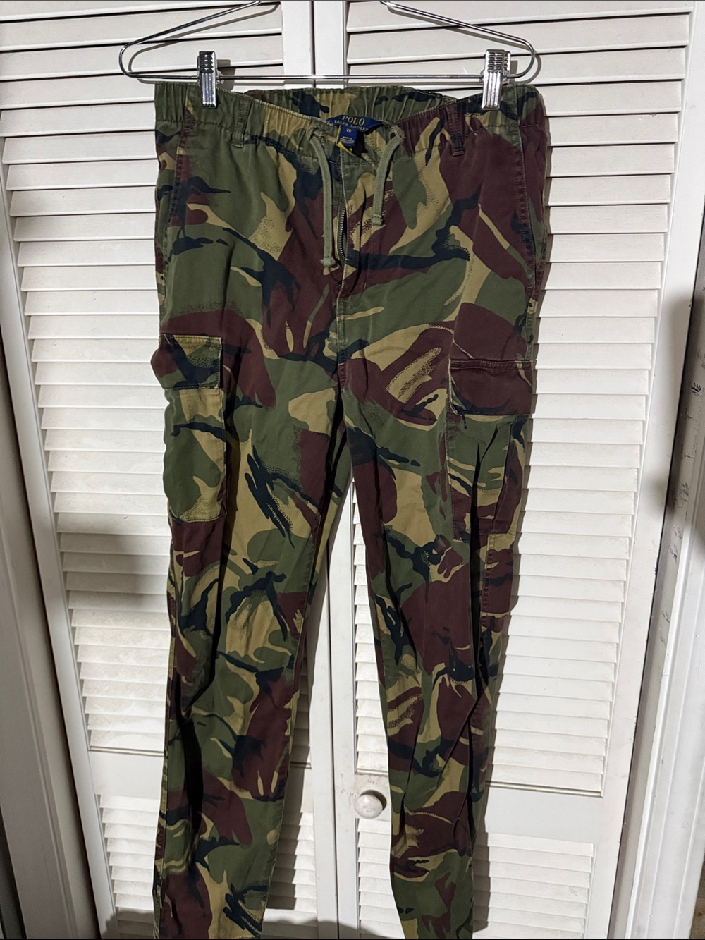 Polo by Ralph Lauren Olive & Brown Camo Cargo Pants